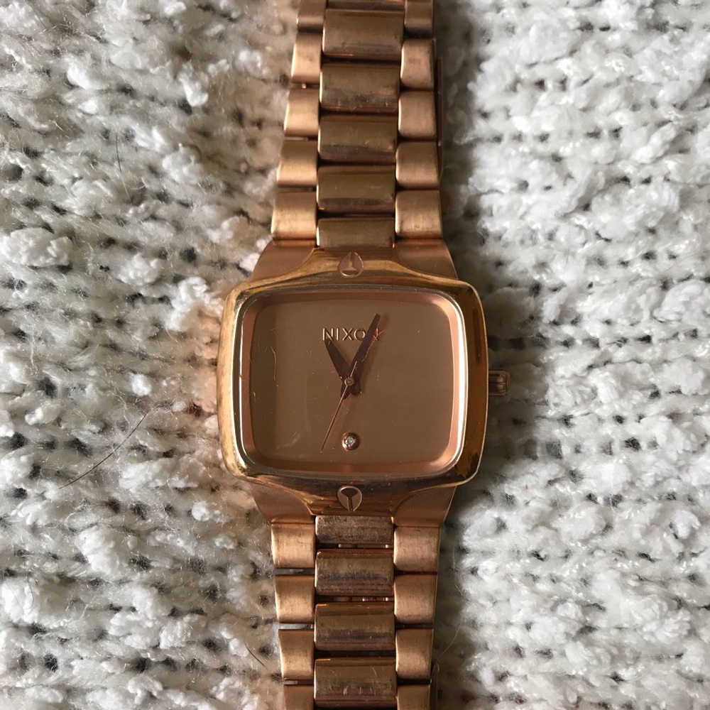Nixon Rose Gold Player Watch